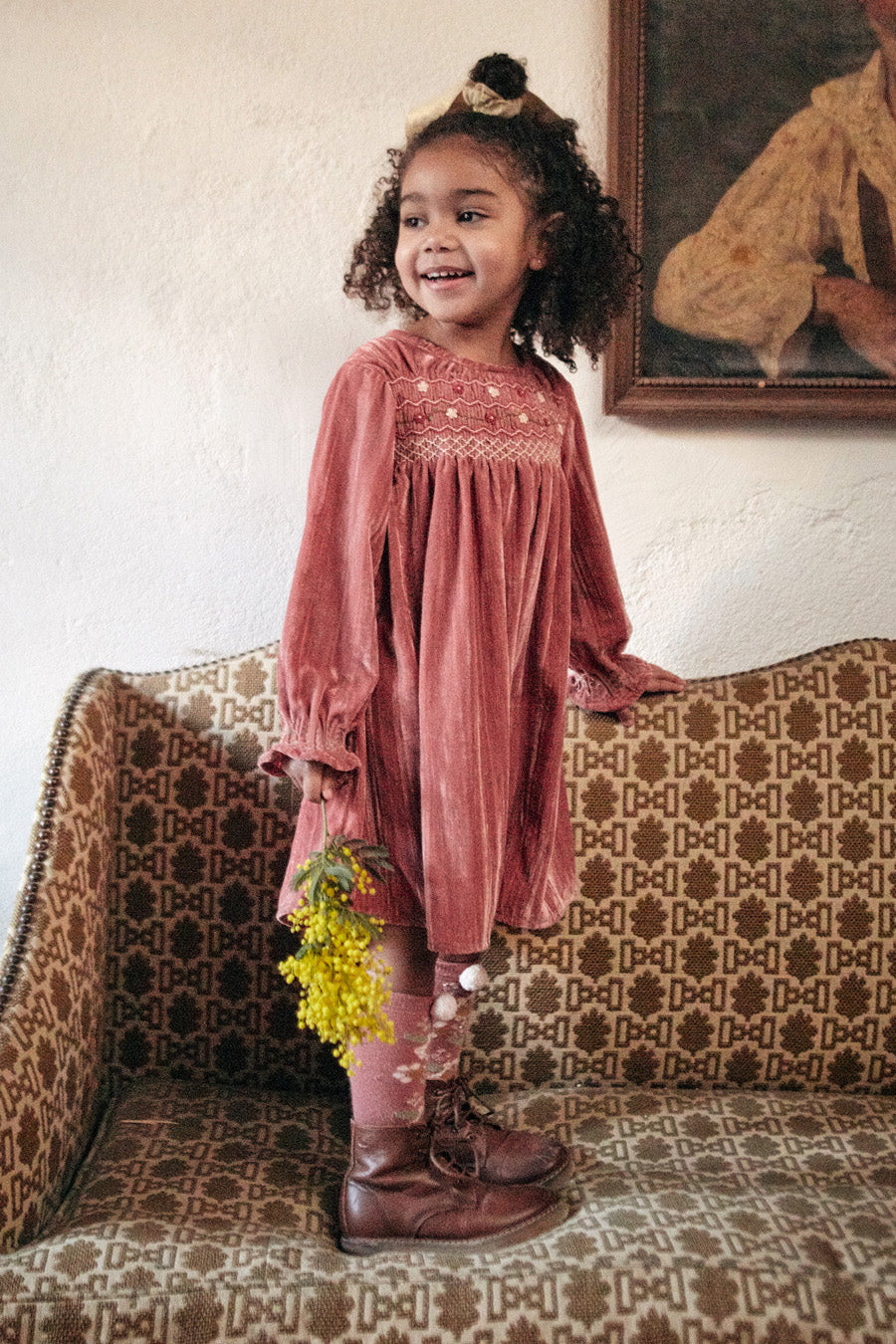 Girls Dress Louise Misha Chachani – Mini Ruby