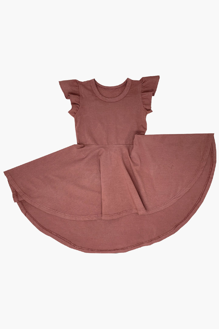 Wee Monster Dusty Pink Circle Girls Dress 
