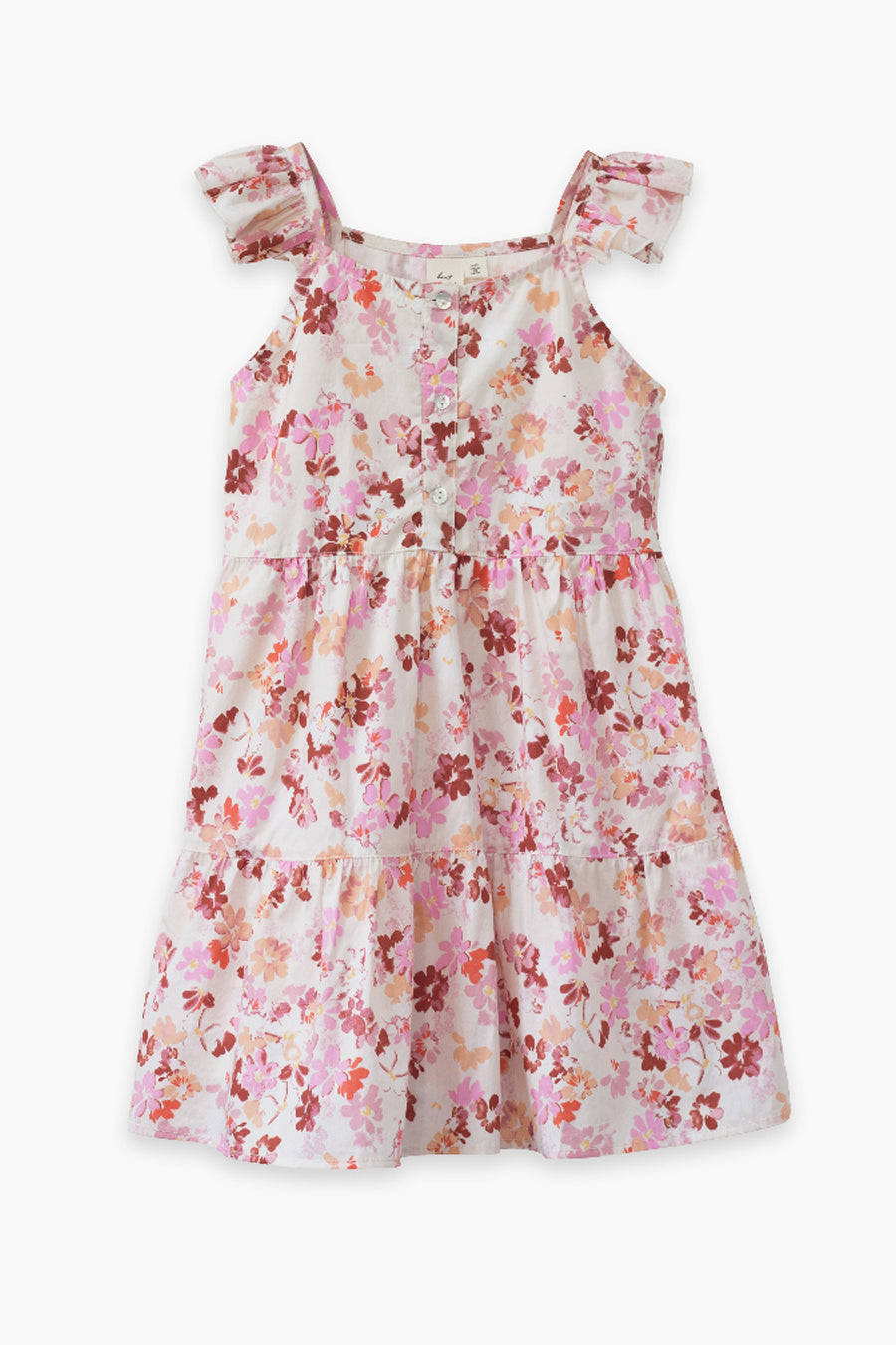 Girls Dress Beet World Elisa back