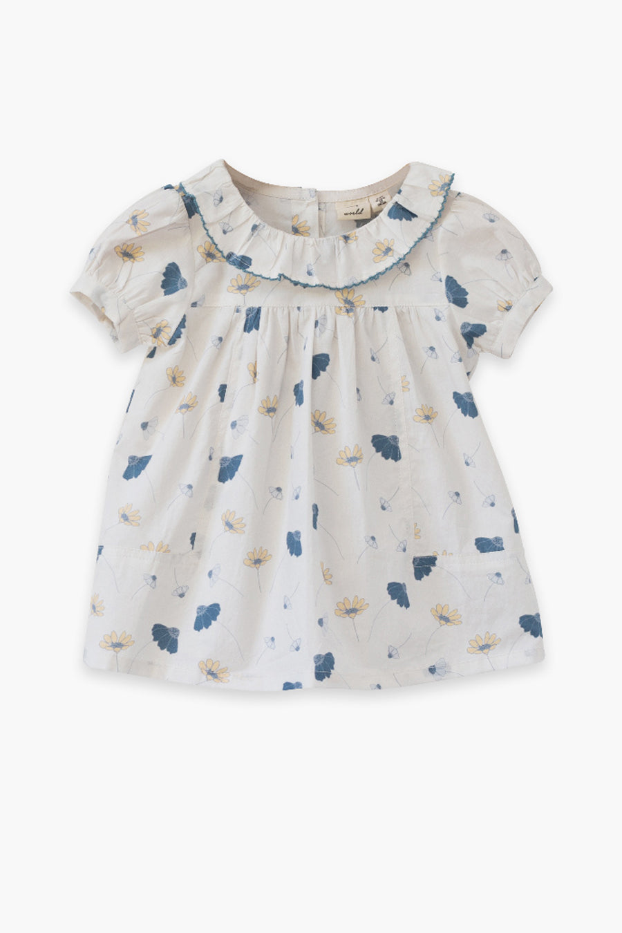 Girls Shirt Beet World Emily Blue Floral Set zoom