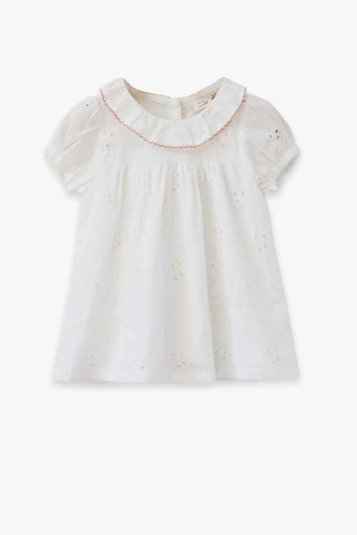 Girls Shirt Beet World Emily Off White Set zoom