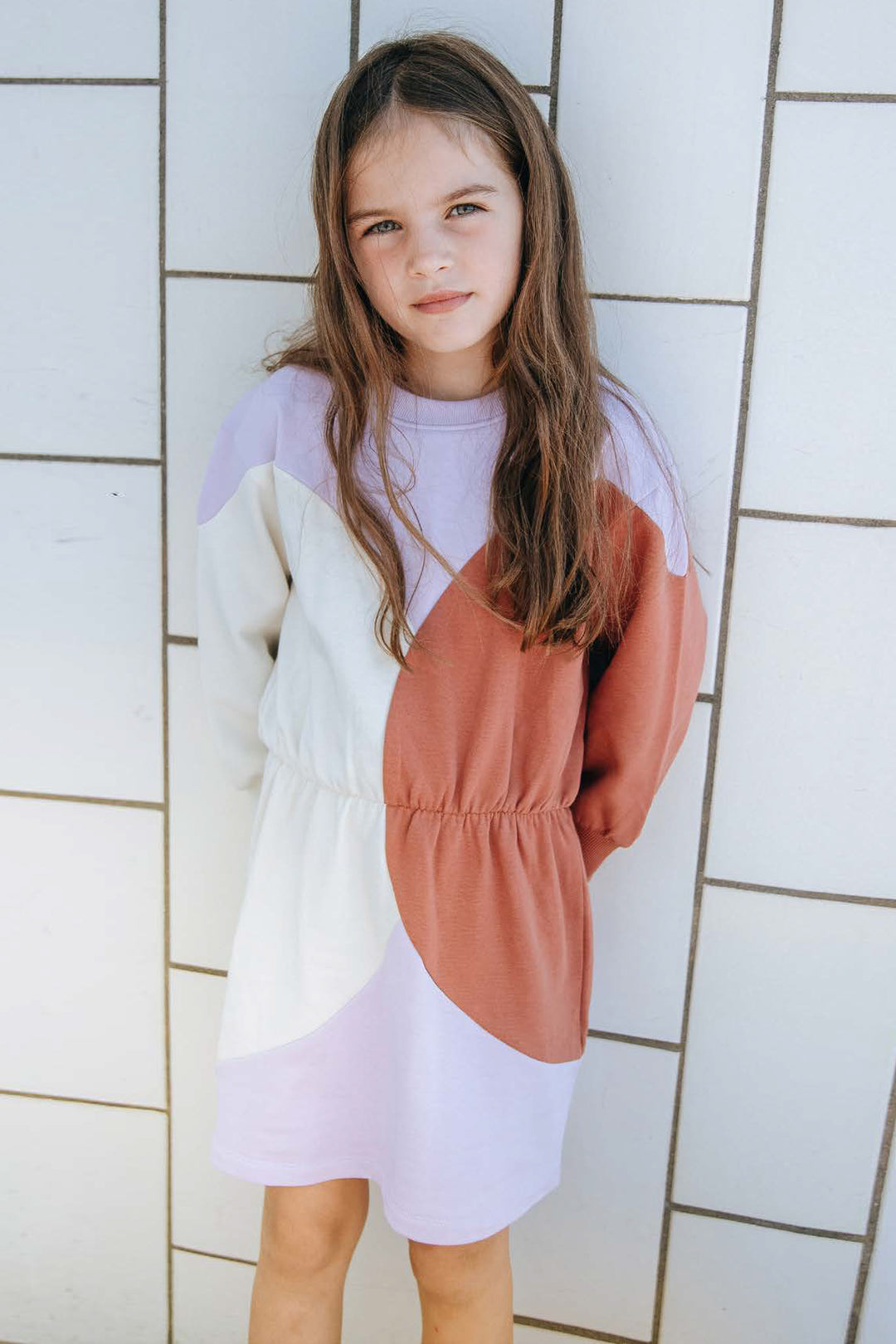 Girls Dress Soft Gallery Erin Colorblock 
