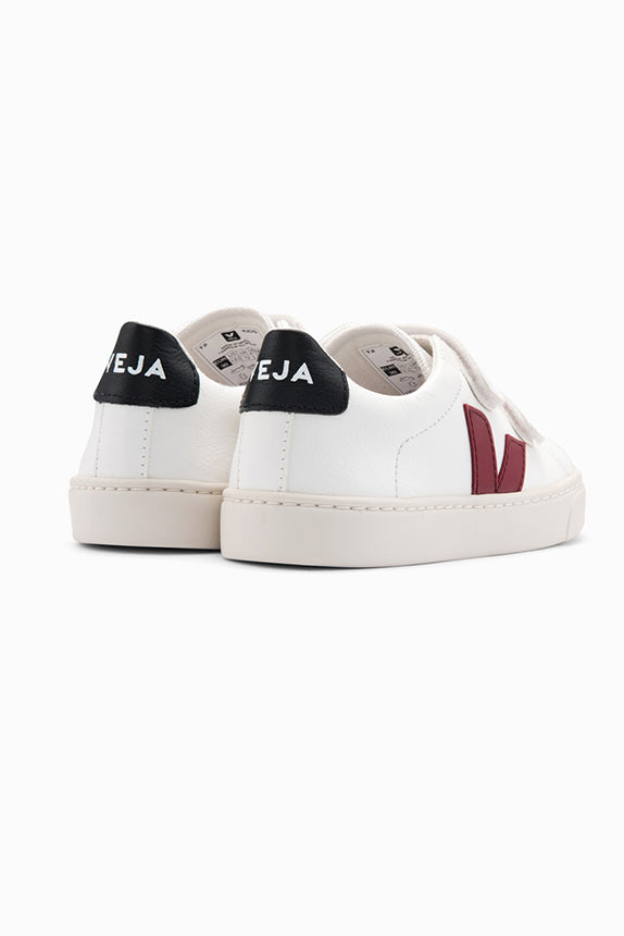 Veja Esplar Kids Shoes - White Marsala Black