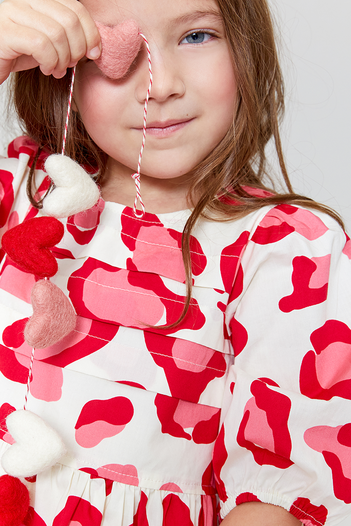 pink chicken evelyn dress Girls Dress Pink Chicken Evelyn Valentines – Mini Ruby