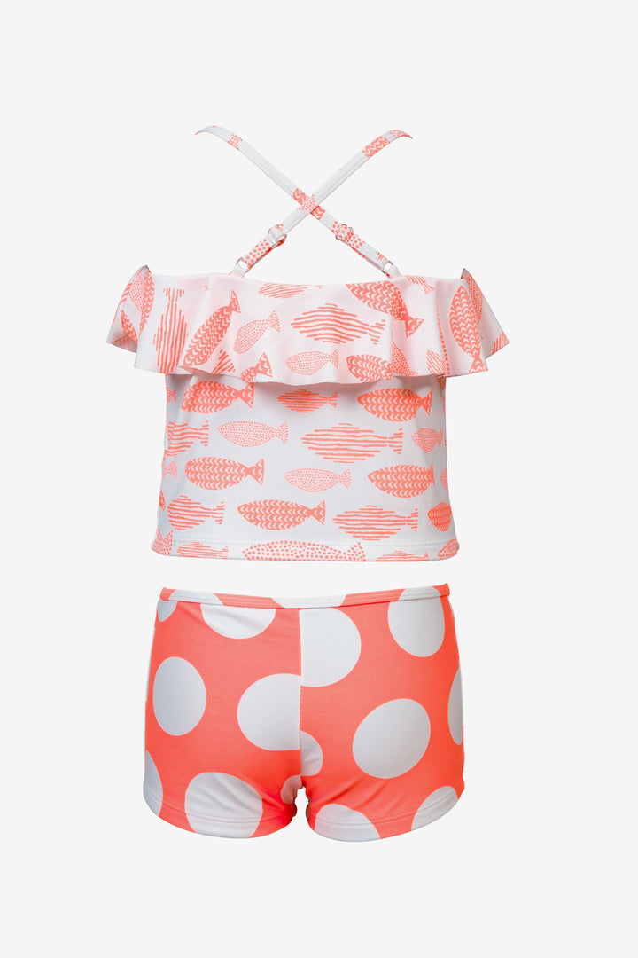 Kids Swimsuit Tropical Fish Tankini