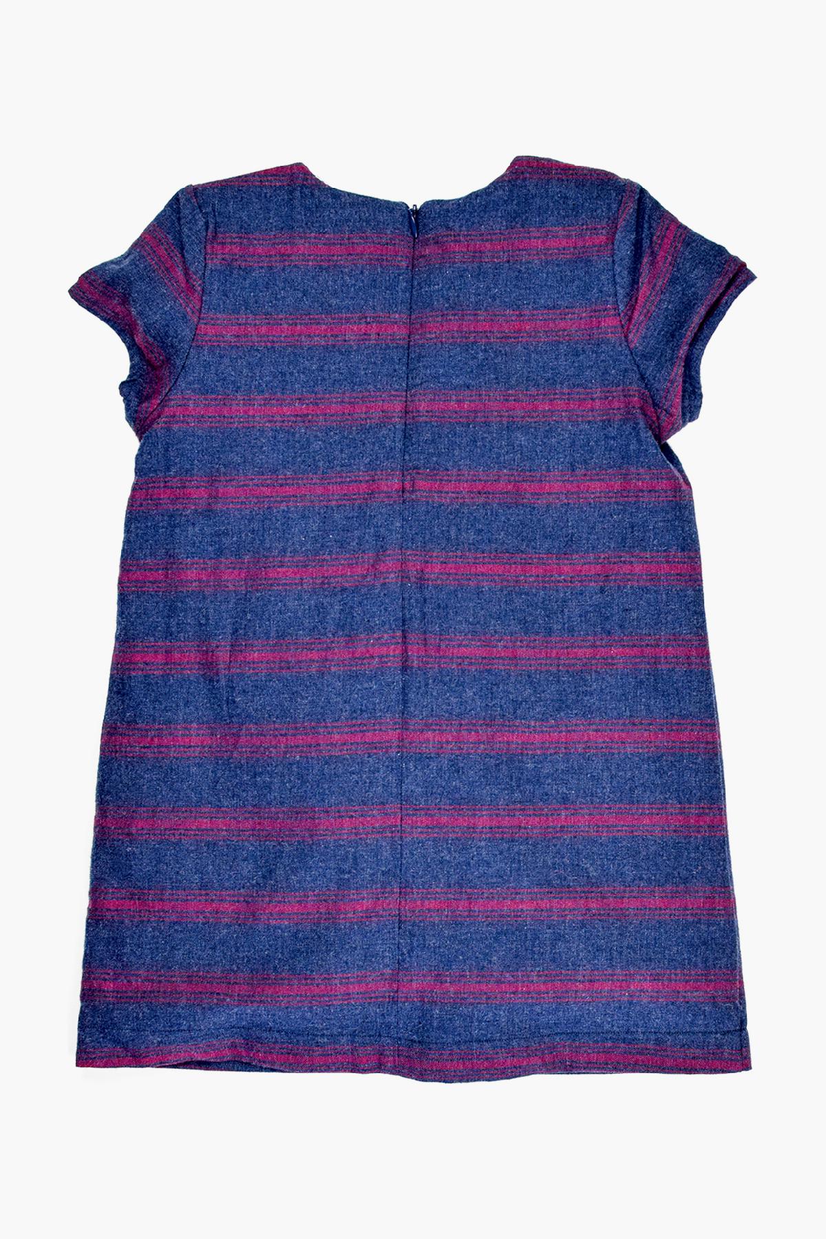 Toobydoo Flannel Shift Dress (Toddler/Little Kids/Big Kids) Girl's : 3T Toddler Toobydoo Flannel Shift Dress (Toddler/Little Kids/Big Kids) Girl's : 3T Toddler