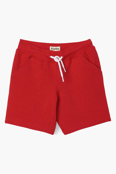 Boys Shorts Hatley French Terry - Red