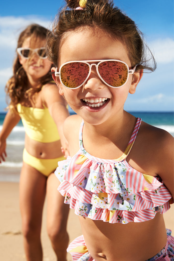 Kids Swimsuit Seafolly Frill Girls Tankini Mini Ruby