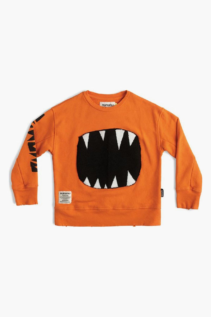 Boys Sweatshirt Nununu Fuzzy Roar 