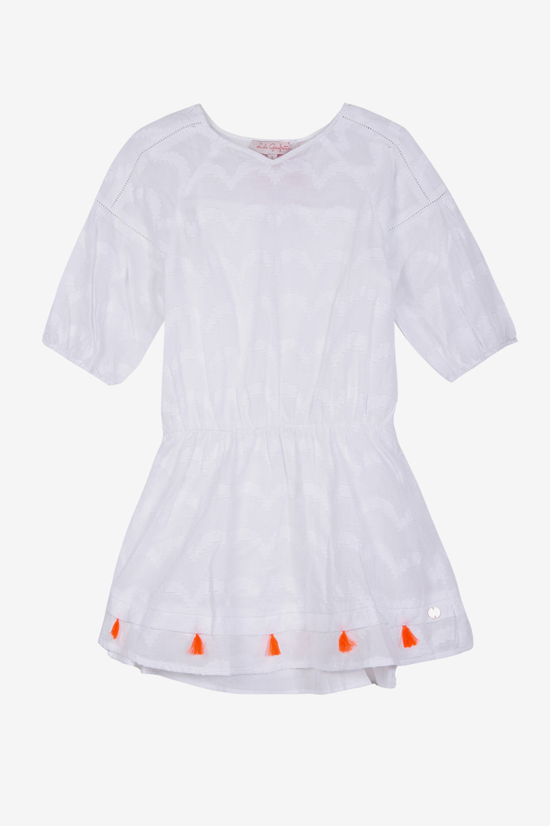 lili gaufrette white dress Lili Gaufrette Seaside Girls Dress – Mini Ruby
