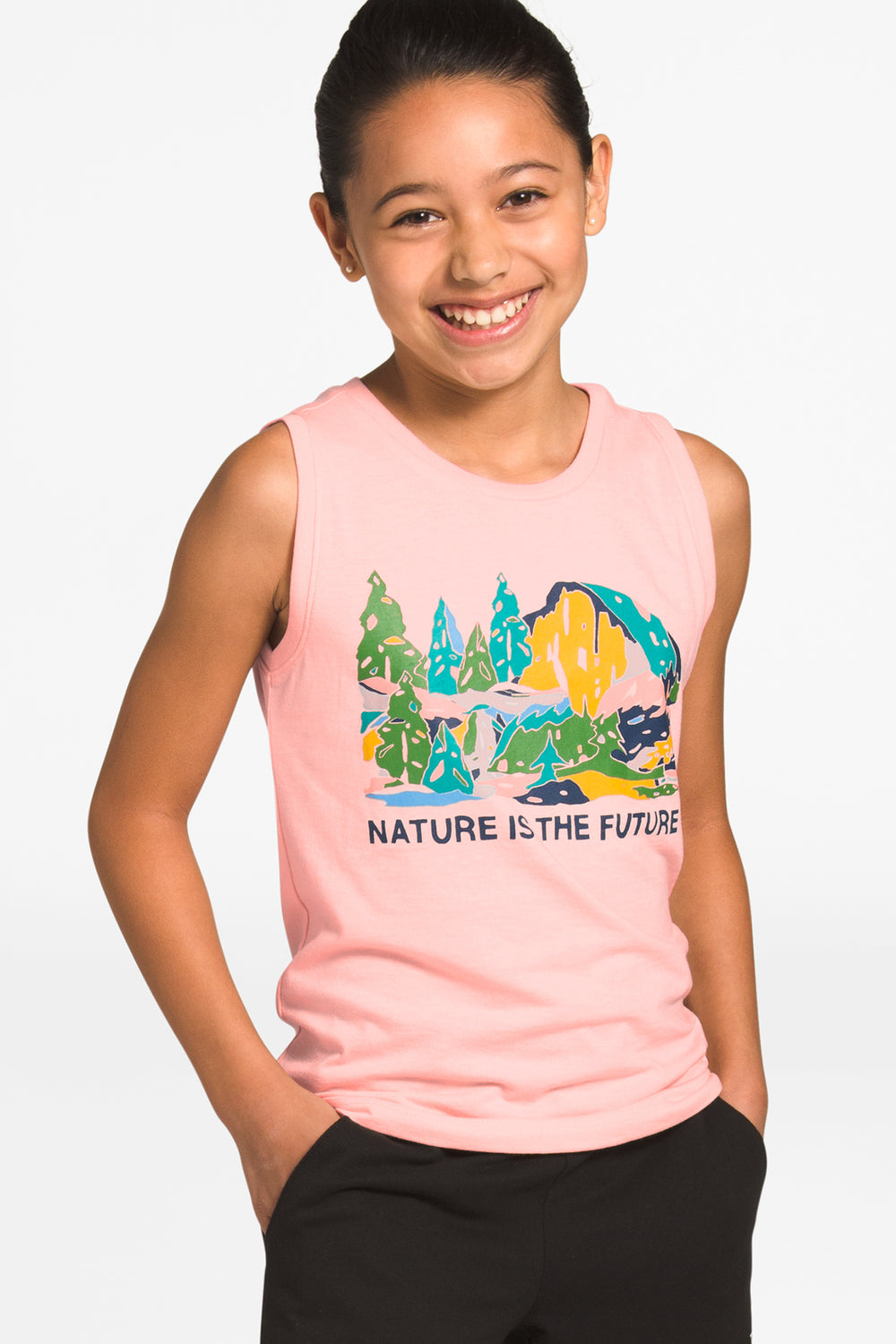 The North Face  Girls Nature Tri-Blend Tank 