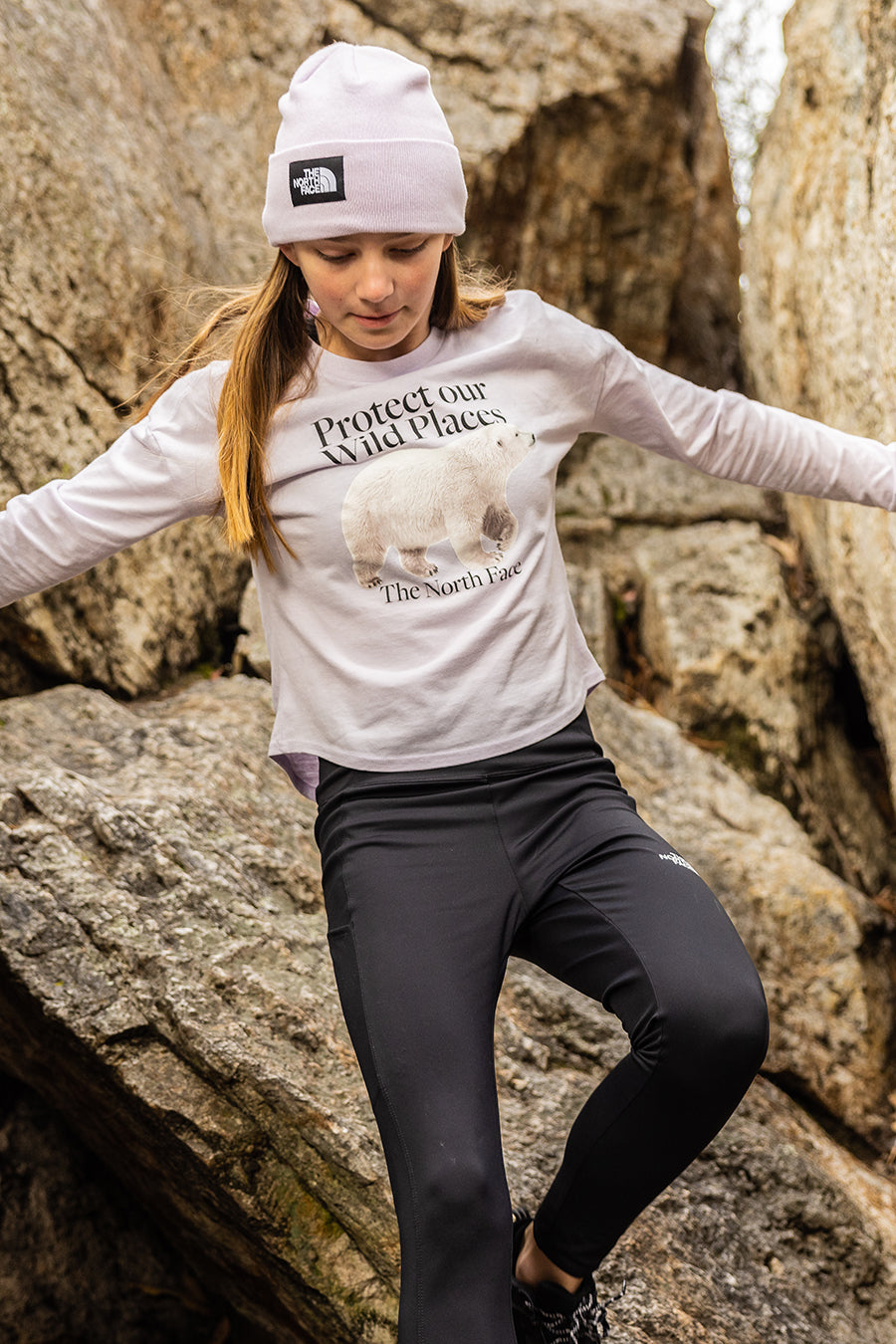 Girls north face tshirt online