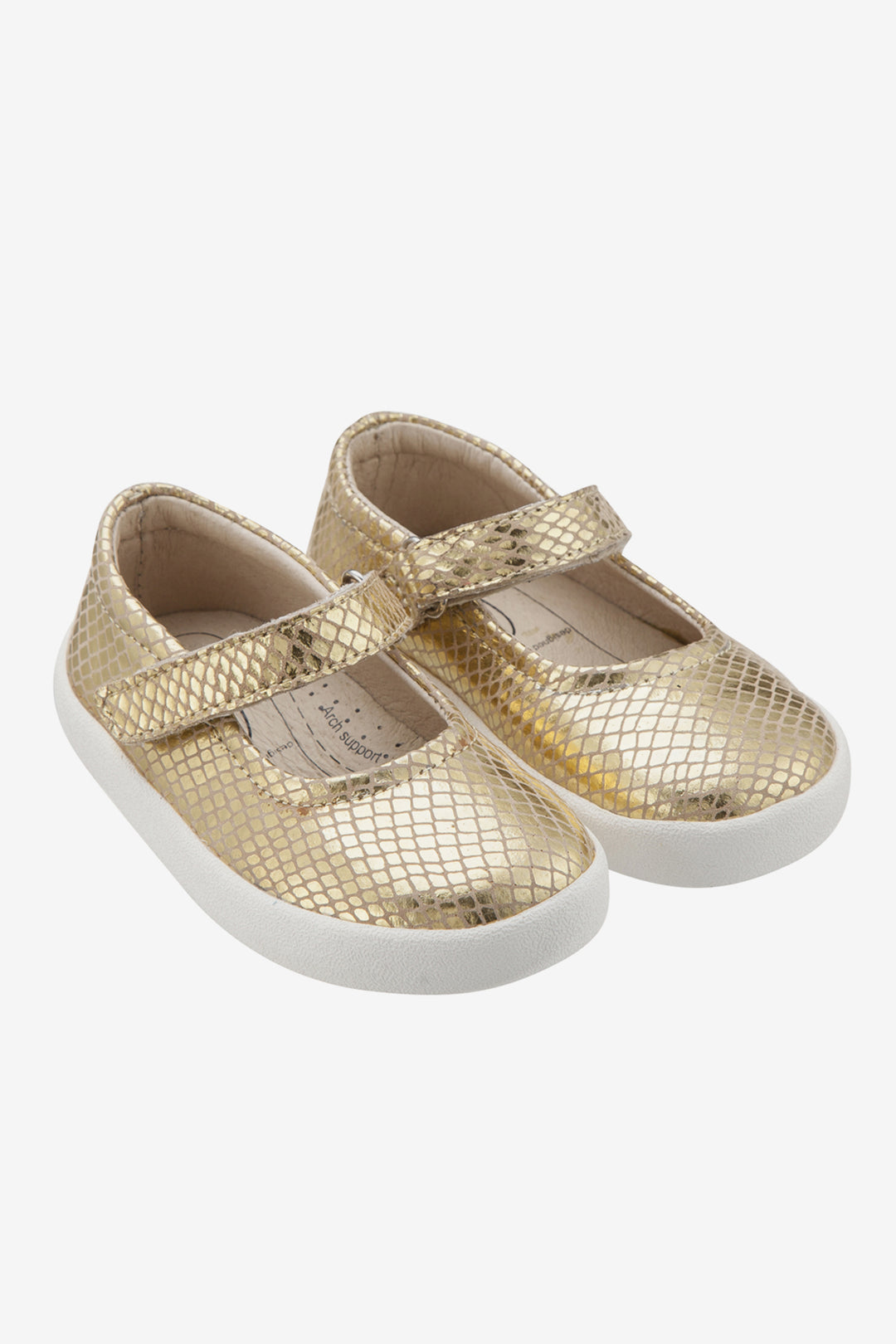 Old Soles Missy Girls Shoes Gold – Mini Ruby