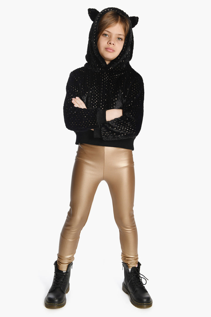 Appaman Gold Girls Leggings Mini Ruby