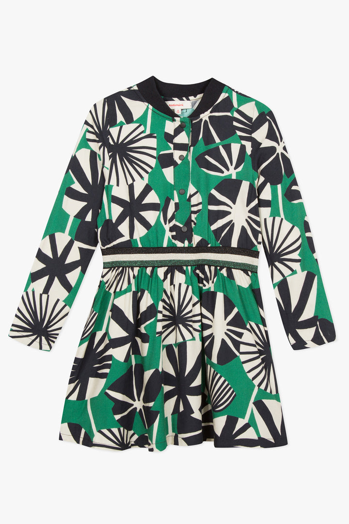 Catimini Green Floral Dress