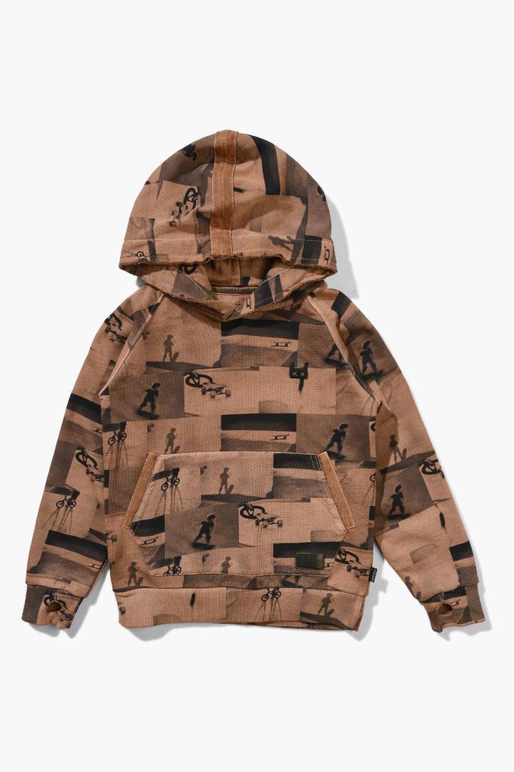 Munster Kids Green Hills Boys Hoodie - Washed Rust
