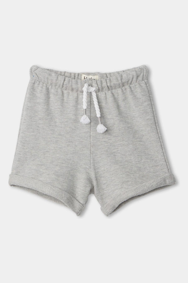 Hatley Grey French Terry Baby Shorts