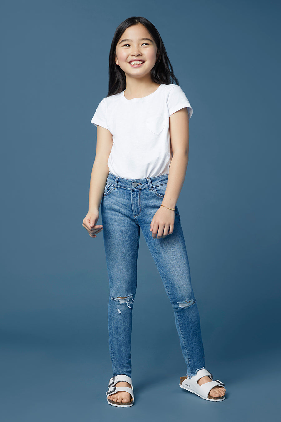 Girls Jean DL1961 Chloe Skinny - Gulfstream kid model