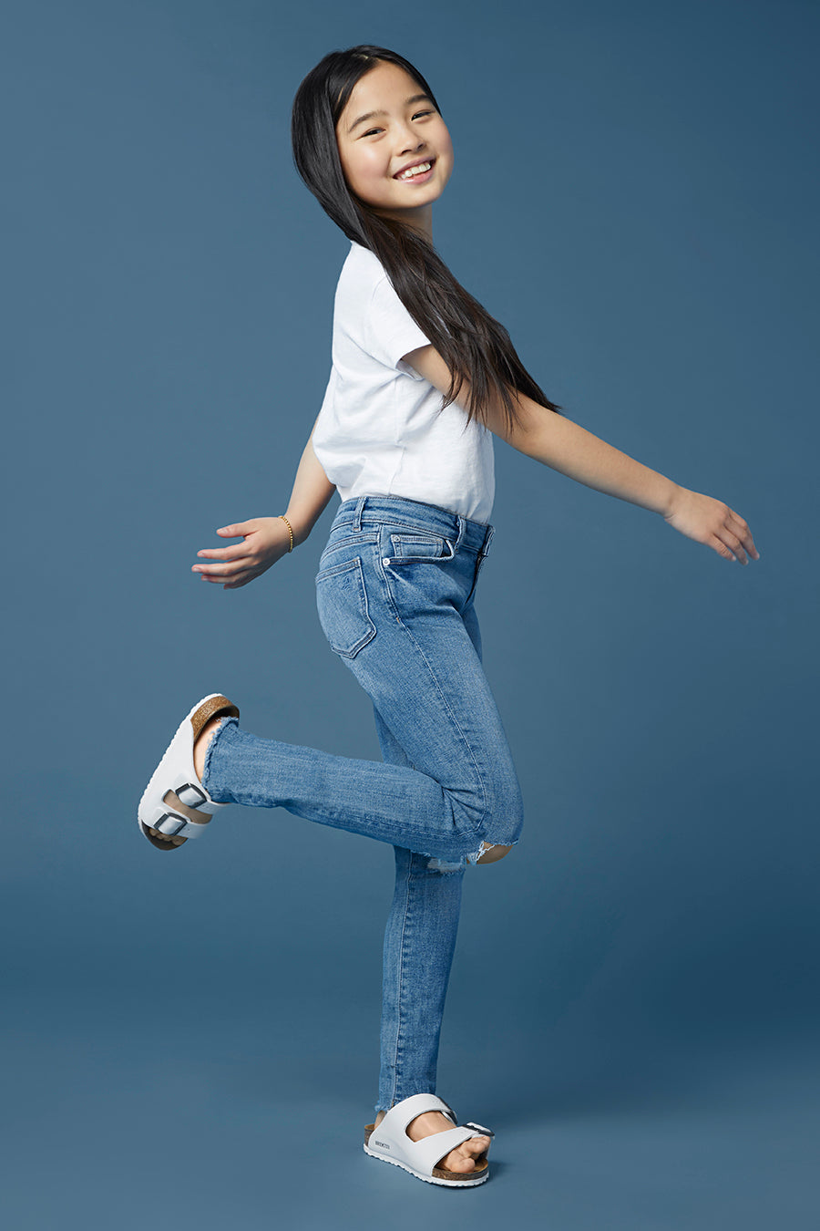 Girls Jean DL1961 Chloe Skinny - Gulfstream side