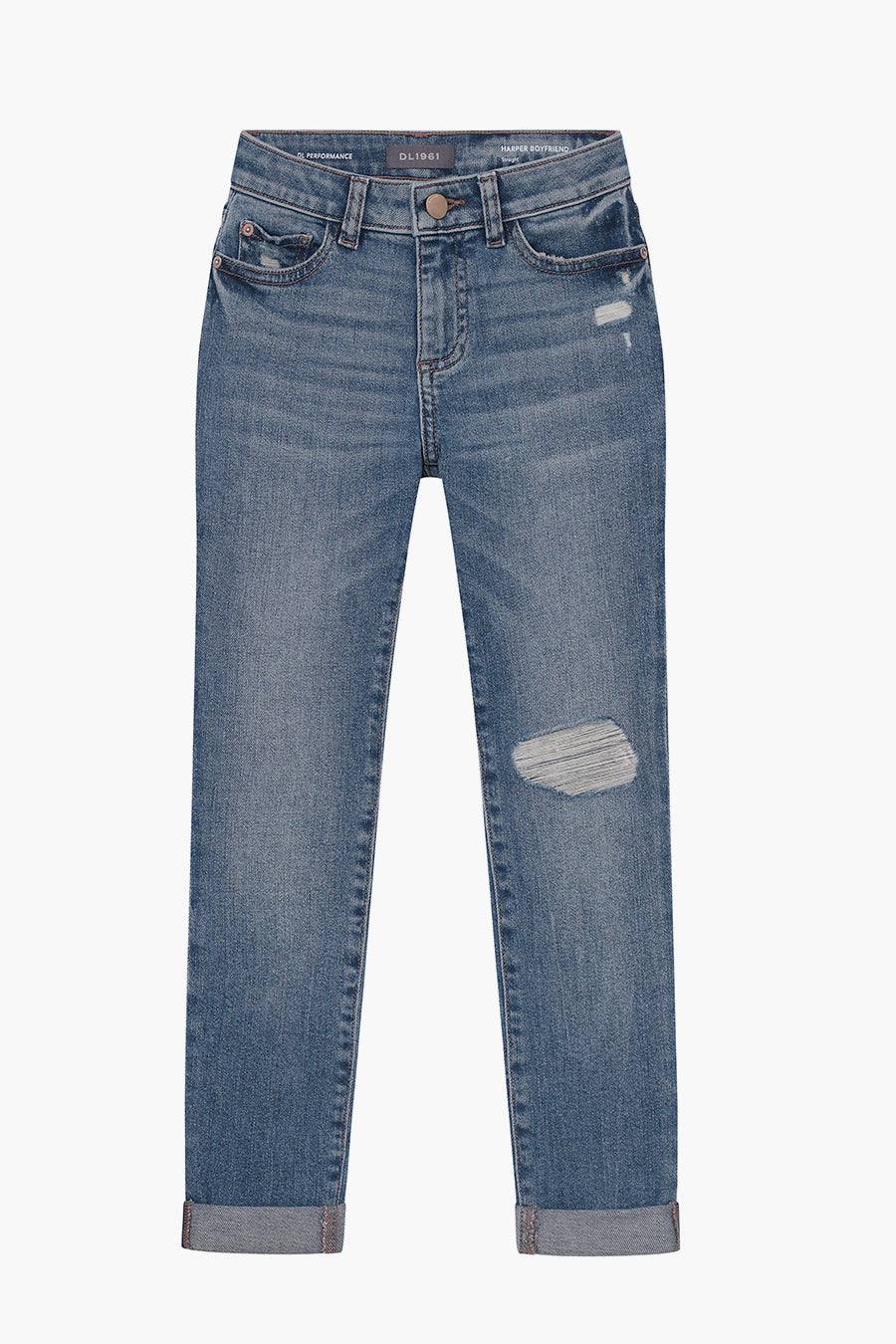 Girls Jeans DL1961 Harper Boyfriend Straight close
