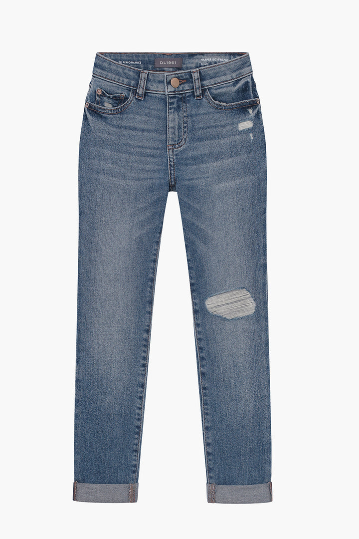 Girls Jeans DL1961 Harper Boyfriend Straight close