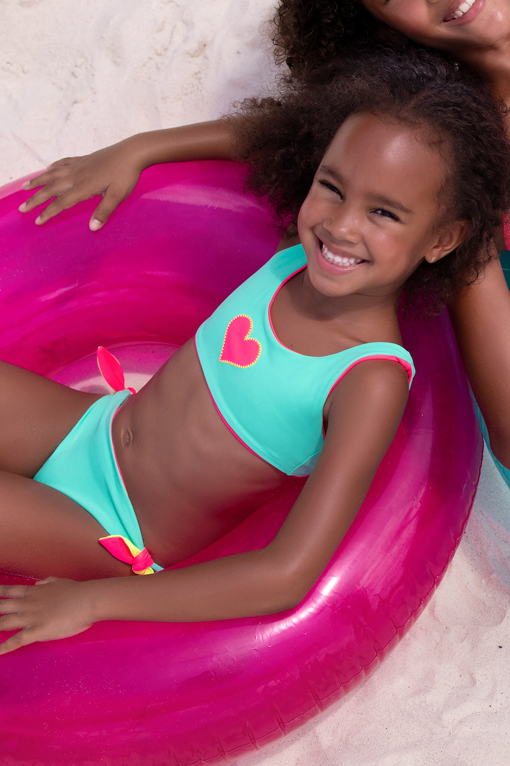 Kids Swimsuit Sunuva Heart Reversible