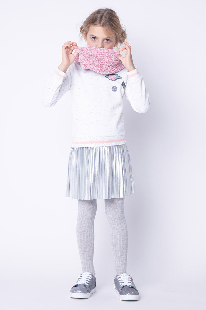 3pommes Heather Metallic Dress
