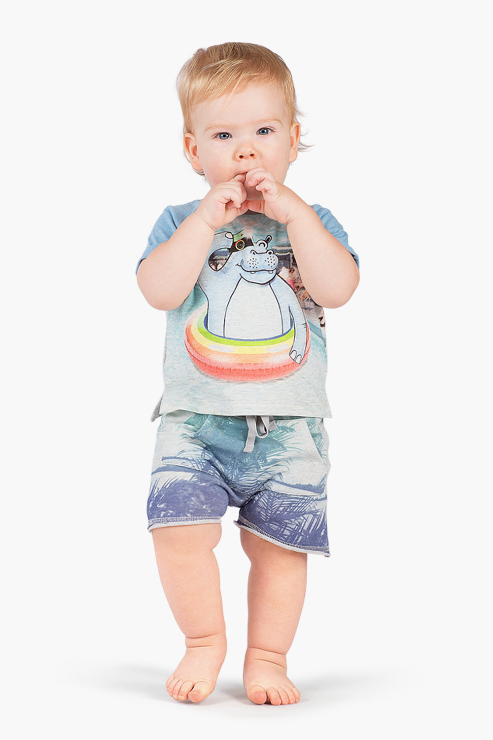 Paper Wings Hello Palms Baby Boys Short