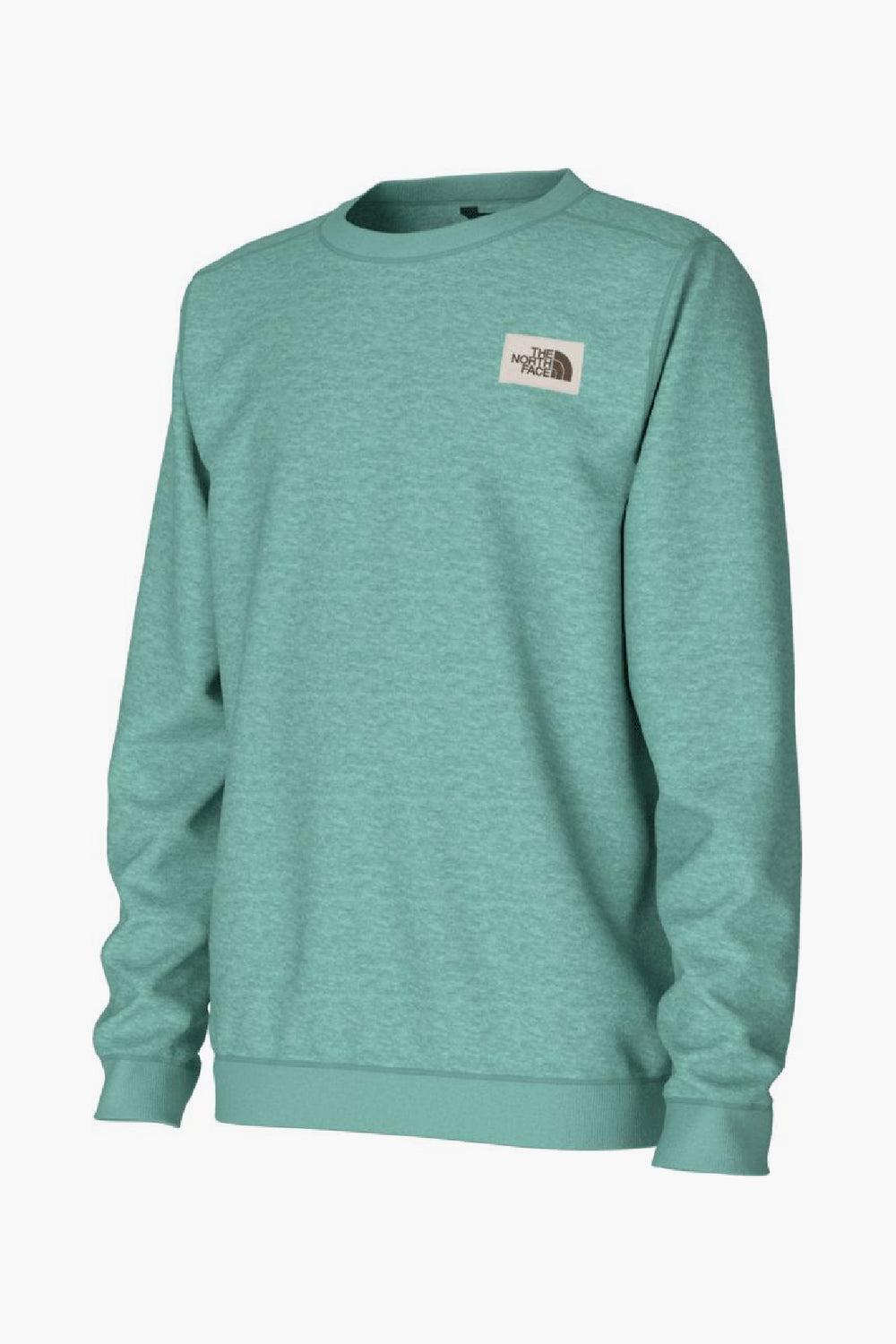 Girls Sweatshirt North Face Heritage Patch Wasabi Heather
