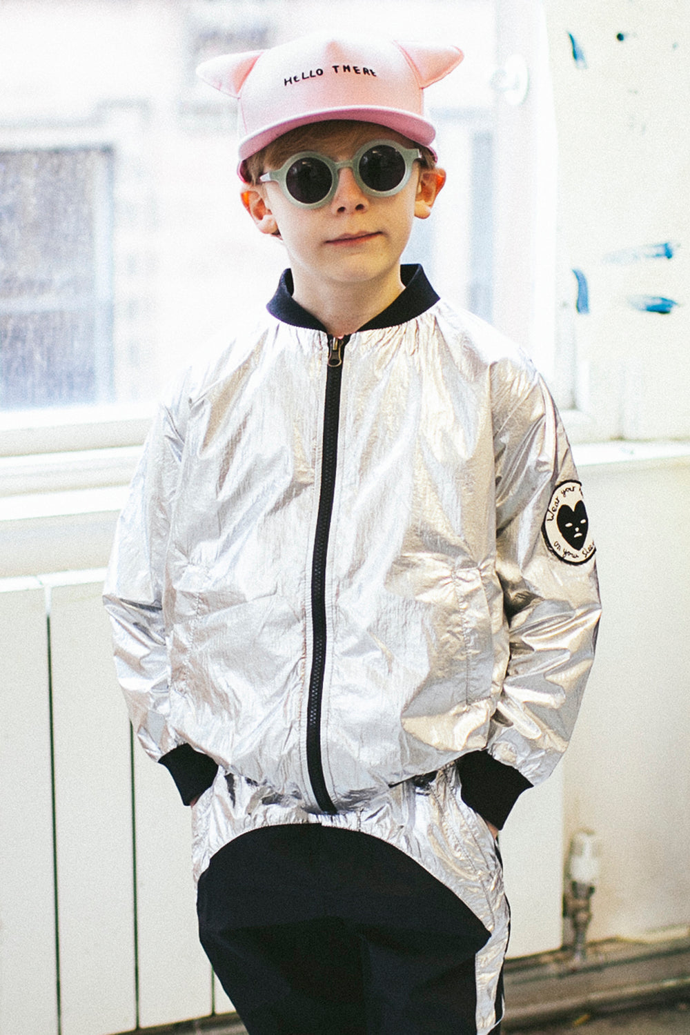 Beau Loves Hero Mask Bomber Kids Jacket 