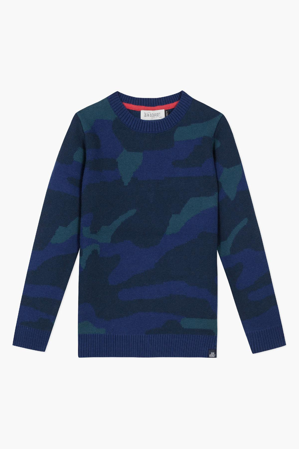 Jean Bourget Indigo Camo Sweater