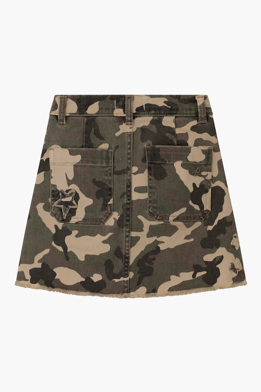 Girls Jeans DL1961 Jenny Mini Skirt Camo close