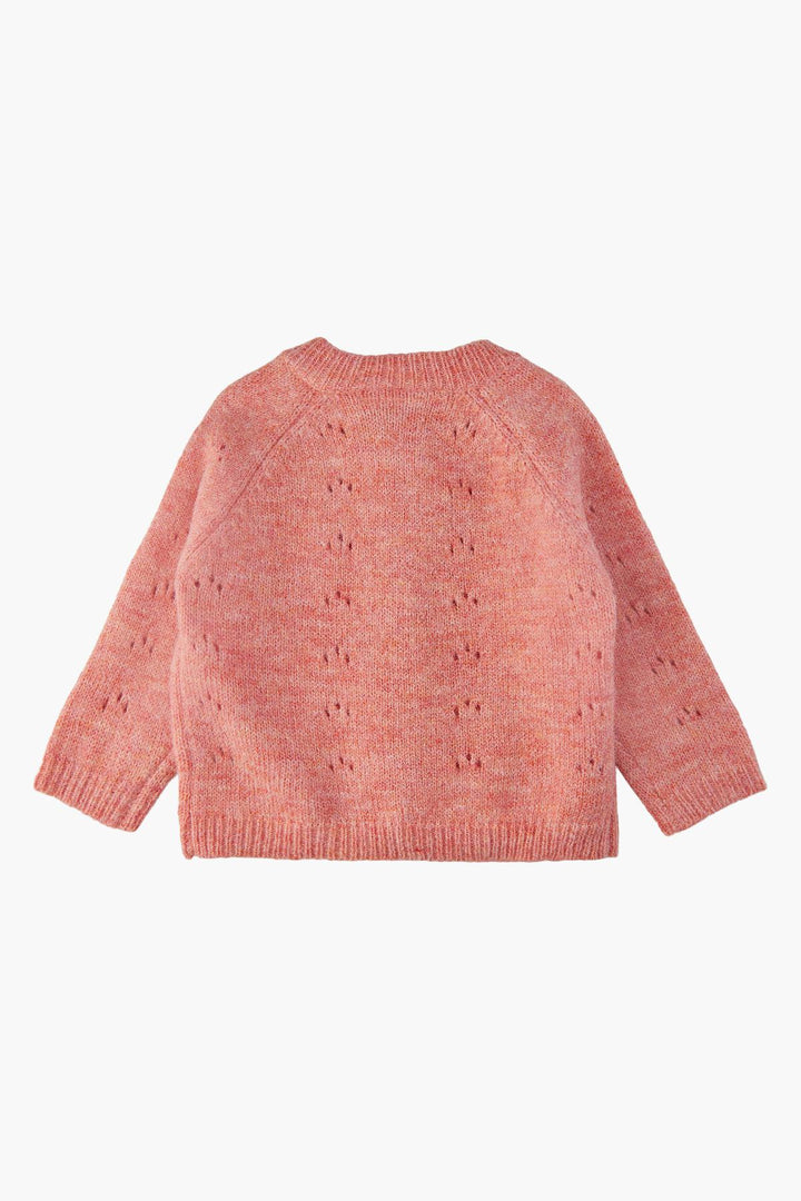 Baby Girl Sweater Soft Gallery Jo Needledrop Cardigan close