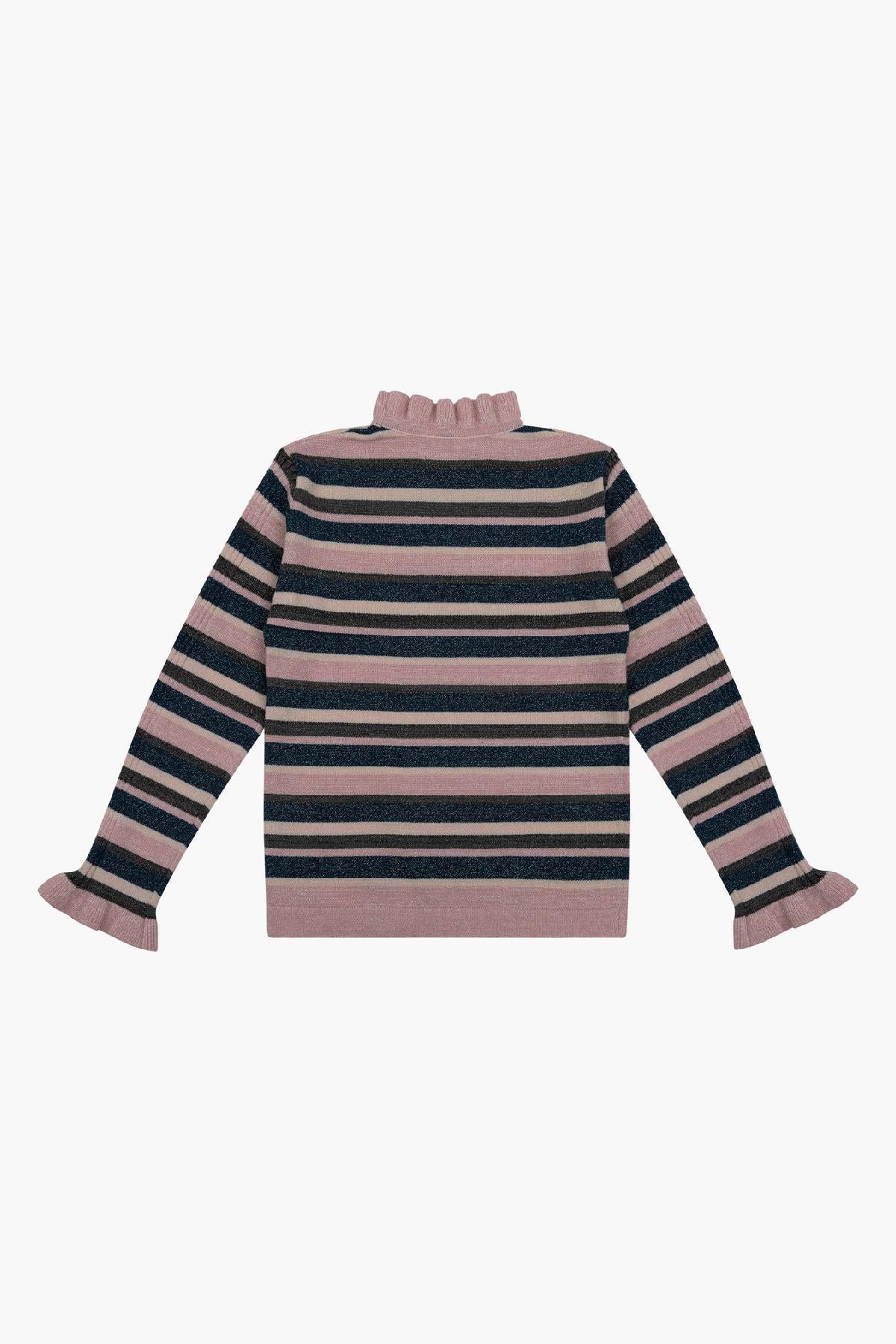 Velveteen Julie Girls Sweater – Mini Ruby