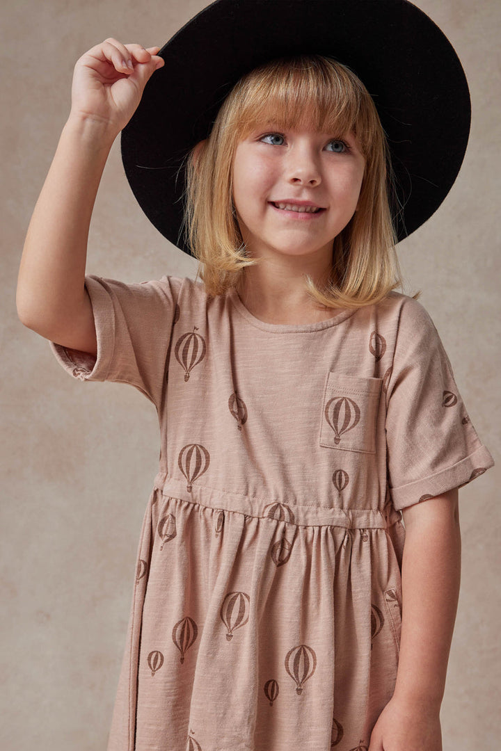 Girls Dress Rylee + Cru Kat Hot Air Balloons