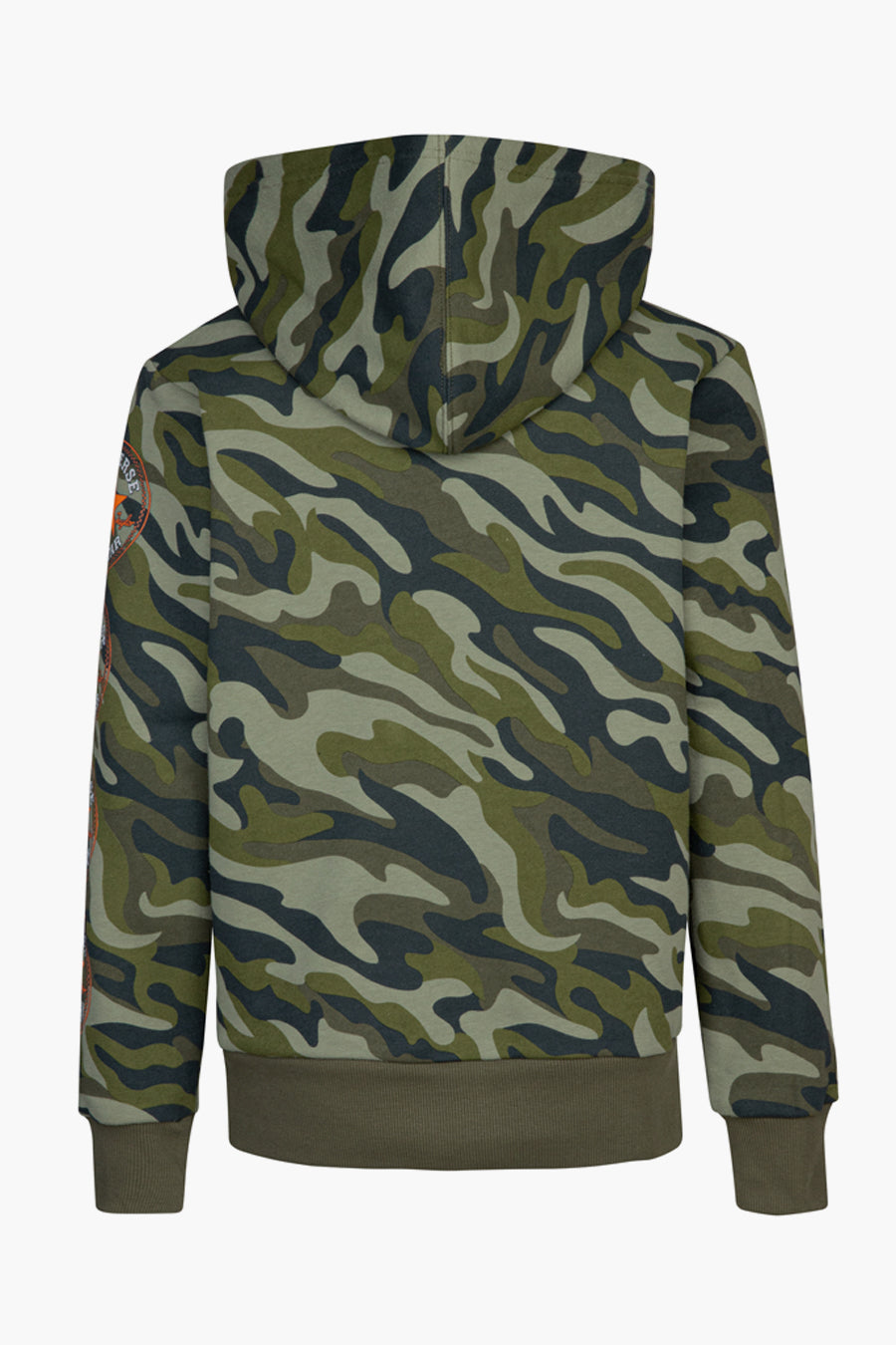 Converse Boys 8-20 Camo Hoodie, Green, Small