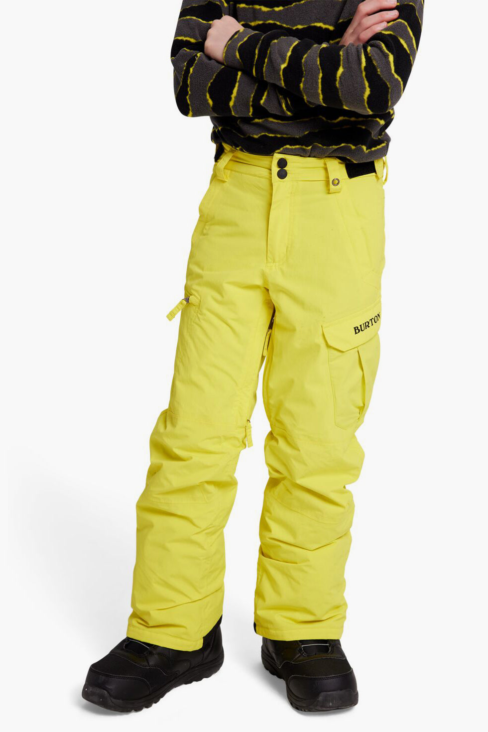 Burton Kids Exile Cargo Pant - Sulphur Yellow (Size 14/16 left