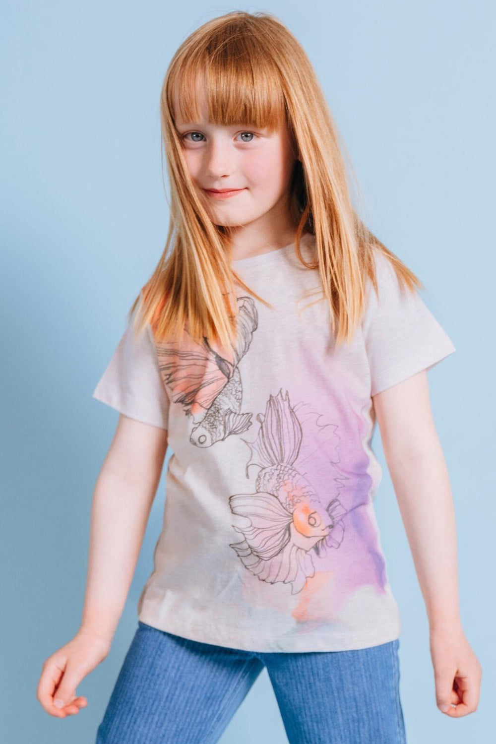 Kids Soft Gallery Ji Swirling T-Shirt