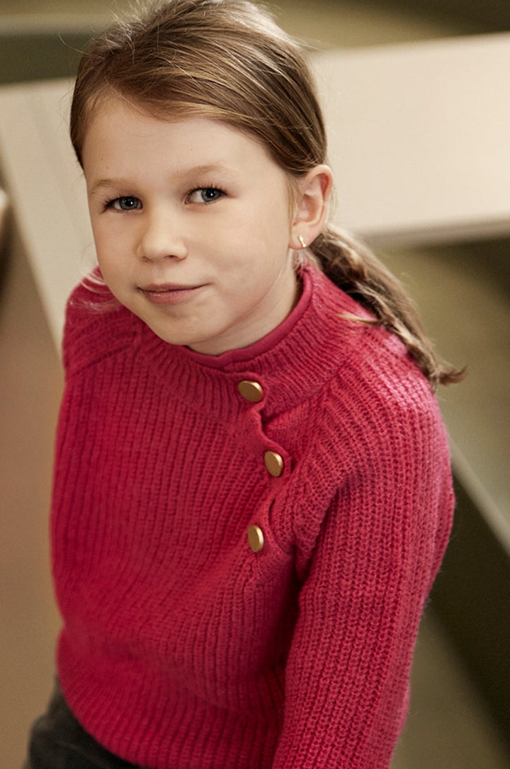 Girls Sweater Soft Gallery Kiki - Pink Peacock model
