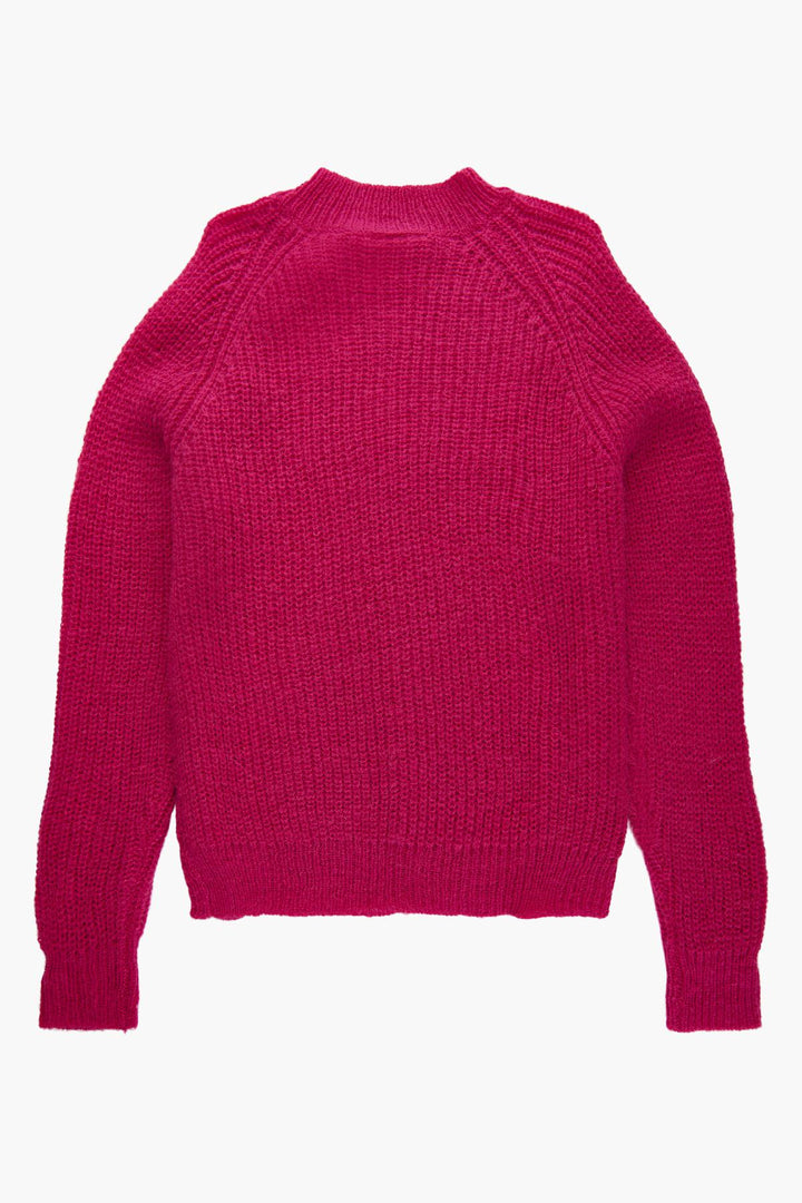 Girls Sweater Soft Gallery Kiki - Pink Peacock close