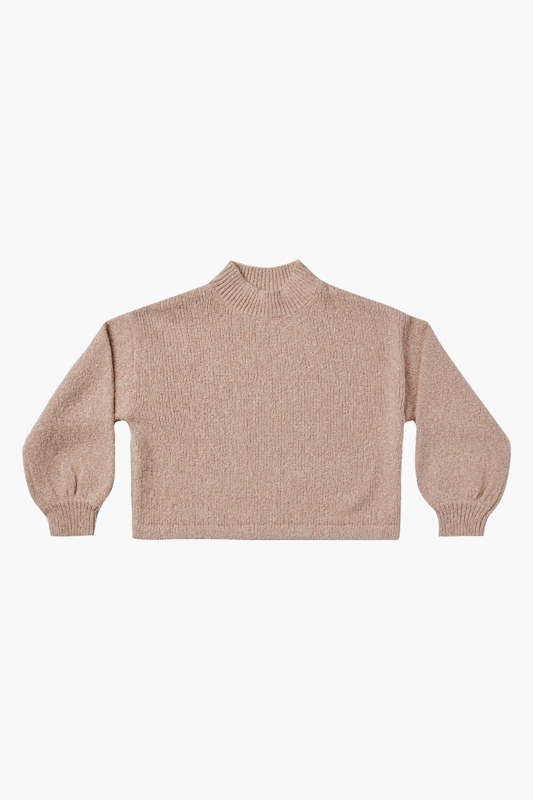 Girls and Baby Girl Sweater Rylee + Cru Knit Heathered Rose