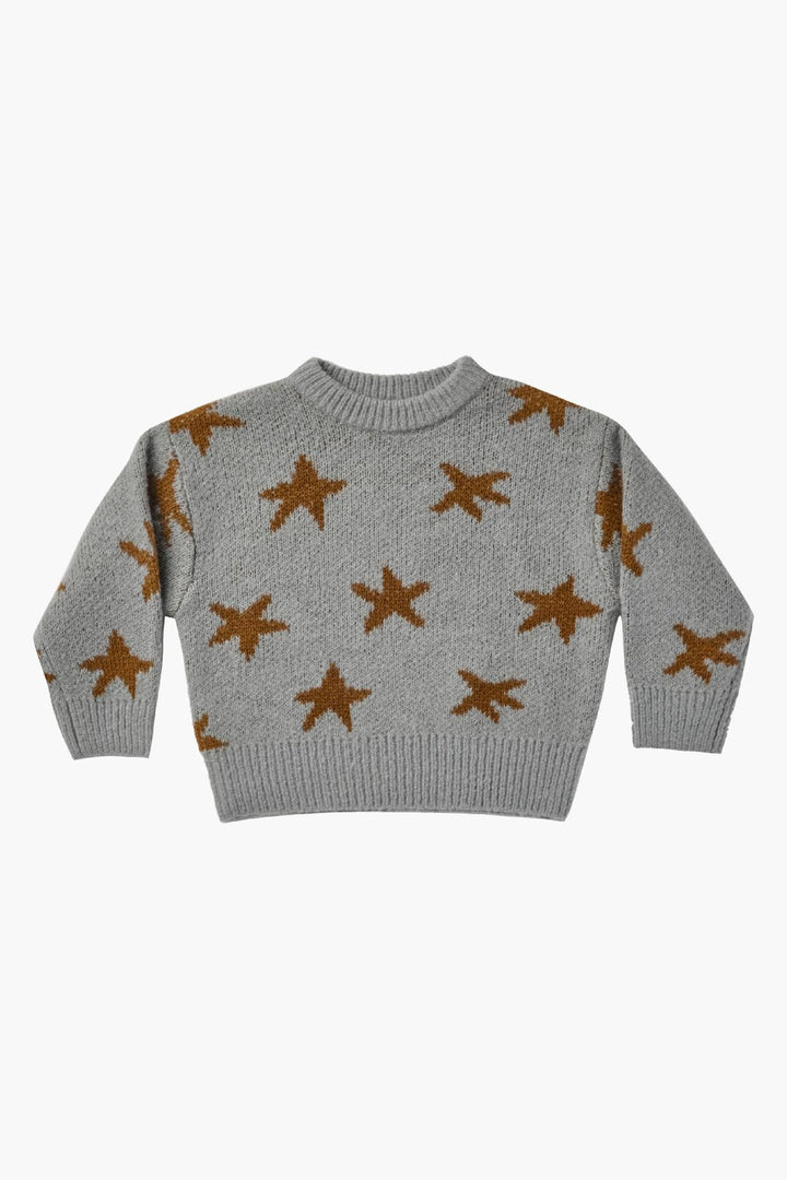 Girls and Baby Girl Sweater Rylee + Cru Knit Stars