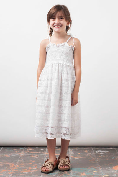 tocoto vintage ribbed dress TOCOTO VINTAGE SALMON LINE DRESS BellaKidsNY