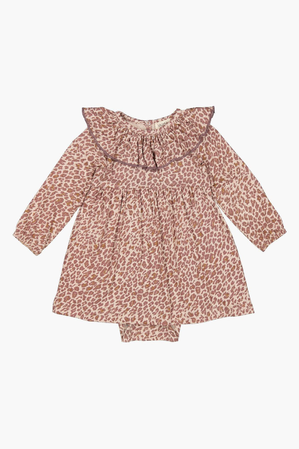 Baby Girl Dress MarMar Copenhagen Leo Riva - Dusty Mauve
