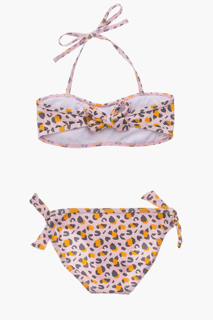 Snapper Rock Leopard Love Bandeau Girls Bikini