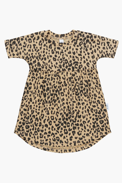 Girls Dress Huxbaby Leopard Swirl