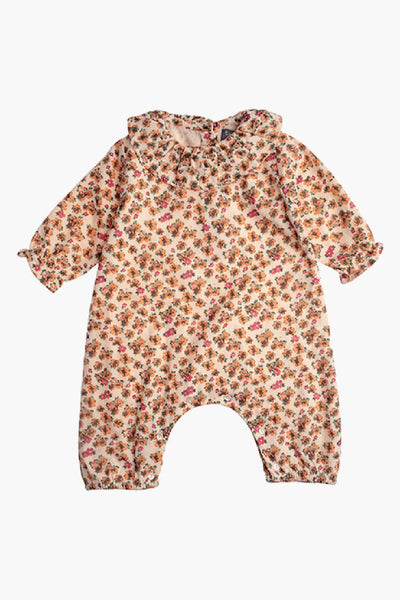 Tocoto Vintage Liberty Flower Ruffle Baby Romper