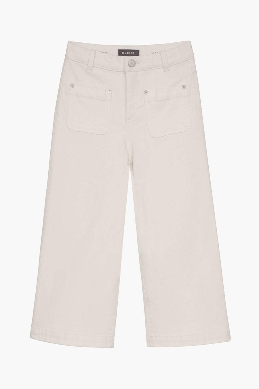 Girls Jeans DL1961 Lily Crop Wide Leg White Tide – Mini Ruby
