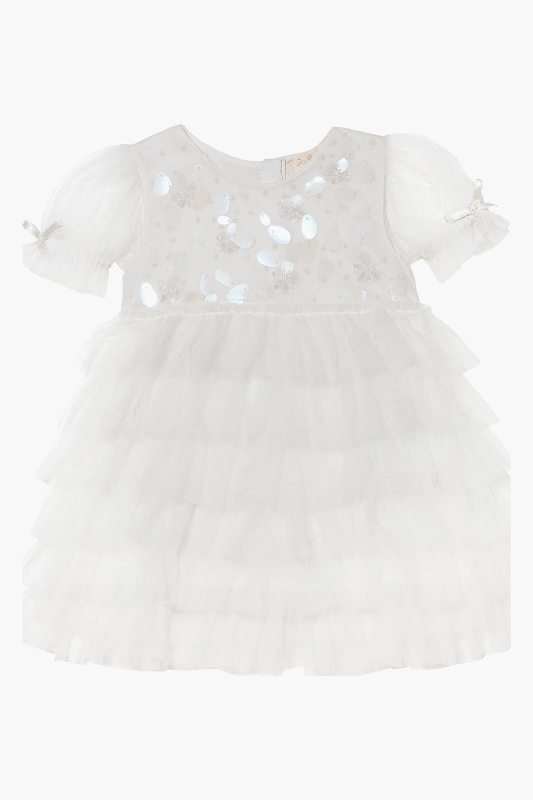Baby  Flower Girls Dress Tutu Du Monde Lucky CharmMilk zoom