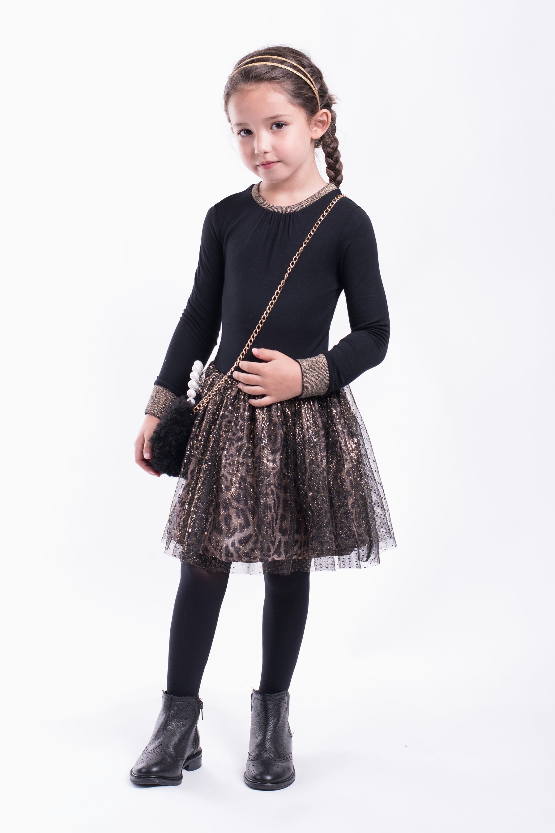 Girls Dress Imoga Mabel Leopard (Size 14 left) – Mini Ruby